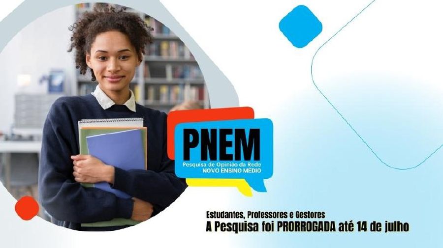 Secretaria de Estado de Educação mineira prorroga pesquisa de opinião da rede sobre o novo ensino médio