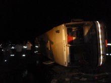 Acidente com ônibus na MG-129