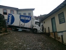 Acidente no centro histórico de Ouro Preto