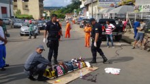 Acidentes de trânsito sucessivos em Mariana