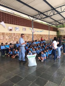 Alimentação saudável é tema de projeto para alunos do fundamental de Cachoeira do Campo