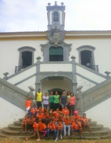Alunos da Escola Wilson Pimenta visitam a Câmara de Mariana