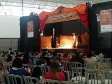 Alunos das escolas municipais participam da 7ª Mostra de Bonecos