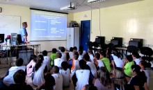Alunos do colégio Arquidiocesano em Antônio Pereira recebem visita do SEMAE-OP