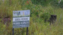Áreas verdes e de preservação permanente recebem placas de identificação