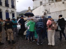 Atropelamento na Praça Tiradentes