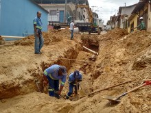 Bairro Fonte da Saudade recebe obras da Prefeitura de Mariana