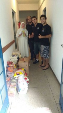 Caem entrega doações ao Lar São Vicente de Paulo