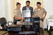 Câmara de Mariana cede equipamentos para ponto de apoio da Polícia Militar