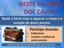 Campanha de doação da Santa casa de Ouro Preto
