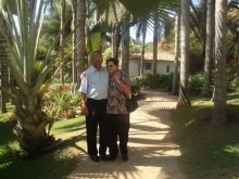 Casal Antônio e Maria Antônia Paranhos em júbilo