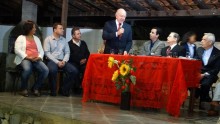 Cerimônia em homenagem a Pedro Aleixo