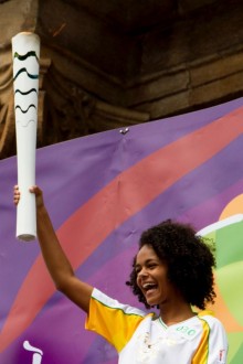 Chama Olímpica foi recebida com festa em Ouro Preto