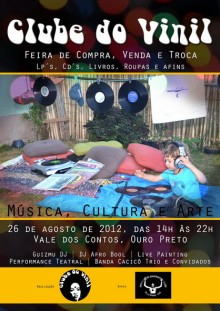 Clube do Vinil traz música e cultura para Ouro Preto