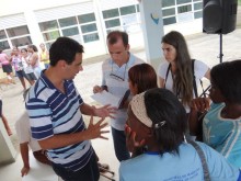 Comunidade da Vargem recebe equipe da Prefeitura