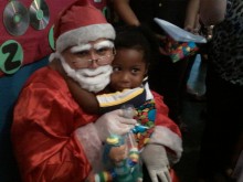 Confraternização na creche Criança Feliz
