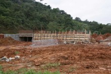 Continuam obras no Ginásio Poliespoertivo de Santa Rita de Ouro Preto