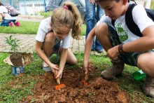 Crianças e jovens de Mariana se mobilizam pelo planeta