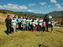 Defesa Civil visita a ETA com alunos do Cabanas