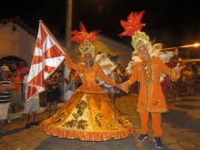 Desfile da Escola de Samba União Recreativa de Cachoeira do Campo