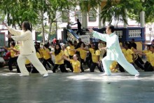Dia mundial do Tai Chi Chuan e Tchi Kung é comemorado em Mariana