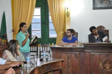 Diretor do SAAE esclarece dúvidas durante reunião da Câmara