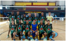 Equipe marianense na semifinal da Liga Mineira de Vôlei