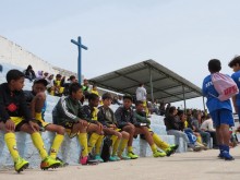 Escolinha de Futebol do OPTC visita Cruzeiro do Sul Esporte Clube no dia das crianças