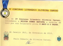 Escritor cachoeirense continua recebendo reconhecimento por sua literatura