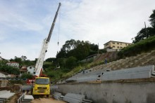 Estádio entra na reta final na Água Limpa