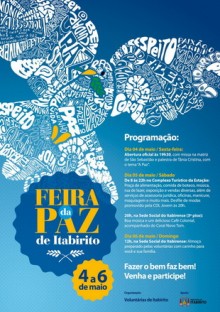 Feira da Paz apresenta atrações culturais, exposições e oficinas