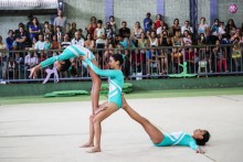 Grandes apresentações no Festival de Ginástica de Itabirito
