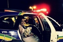 Guarda Municipal de Mariana dá carona para noiva não perder a cerimônia de casamento