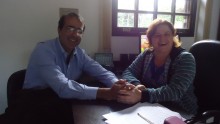 Hérzio Mansur visita redação do O Liberal