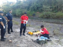 Homem é resgatado no rio em Bento Rodrigues, após ser torturado