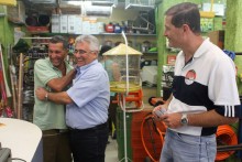 Itabirito: candidatos do PPS são bem recebidos por onde passam