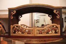 Liteira do século XIX volta à exposição de longa duração do Museu da Inconfidência após restauro