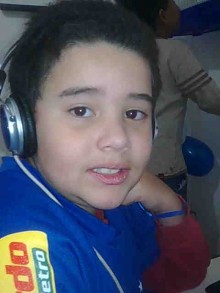 Lucas Barbosa comemora 8 anos de idade