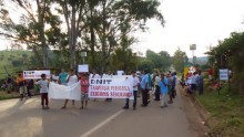 Manifestação em Coelhos