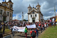 Mariana e Ouro Preto aderem a manifestação nacional contra reforma da previdência