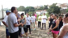 No Água Limpa, projeto recebe kits com materiais de ginástica