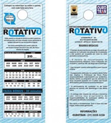 Novo cartão bônus para estacionamento rotativo