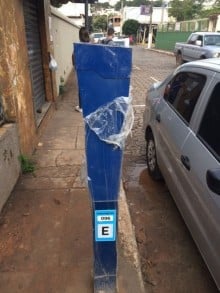 Novo sistema de estacionamento está sendo instalado em Itabirito