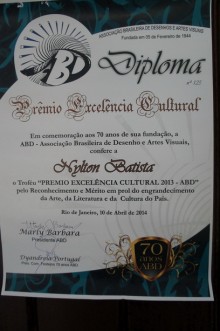 Nylton Batista recebe nova homenagem por sua obra literária