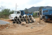 Obras a mil por hora no bairro Nossa Senhora do Carmo-Pocinho