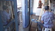 Oficina resgata técnicas de pintura do Mestre Athayde