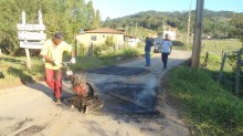 Operação Tapa-buracos nas ruas de Ouro Preto