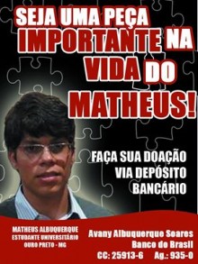 Ouro-pretanos em campanha para arrecadar dinheiro para estudante que foi atropelado