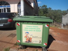 Ouro Preto recebe containers para o armazenamento do lixo