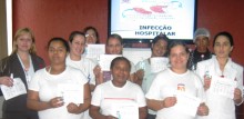 Palestra para educar a evitar a contaminação hospitalar
